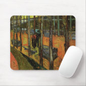 Les Alyscamps (Begraafplaats) door Vincent van Gog Muismat (Met muis)