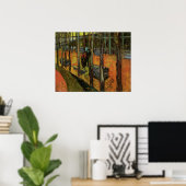 Les Alyscamps (Begraafplaats) door Vincent van Gog Poster (Thuiskantoor)