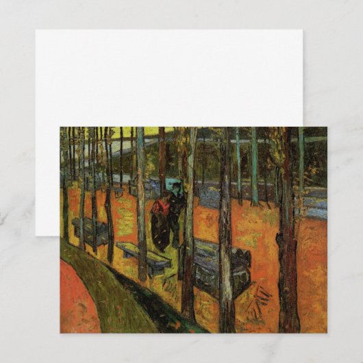 Les Alyscamps (begraafplaats) van Vincent van Gogh (Voorkant / Achterkant)