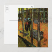 Les Alyscamps (begraafplaats) van Vincent van Gogh Briefkaart (Voorkant / Achterkant)