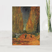 Les Alyscamps (begraafplaats) van Vincent van Gogh Kaart (Voorkant)