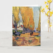 Les Alyscamps (begraafplaats) van Vincent van Gogh Kaart (Gele Bloem)