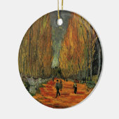 Les Alyscamps (begraafplaats) van Vincent van Gogh Keramisch Ornament (Links)