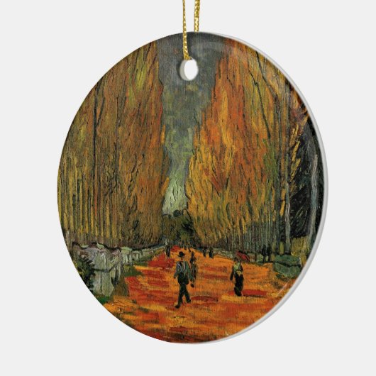 Les Alyscamps (begraafplaats) van Vincent van Gogh Keramisch Ornament (Links)