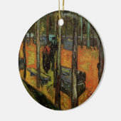 Les Alyscamps (begraafplaats) van Vincent van Gogh Keramisch Ornament (Links)