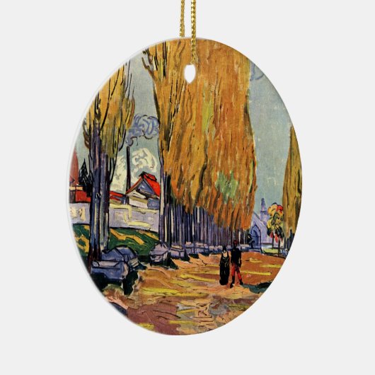 Les Alyscamps (begraafplaats) van Vincent van Gogh Keramisch Ornament (Rechts)