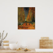 Les Alyscamps (begraafplaats) van Vincent van Gogh Poster (Keuken)