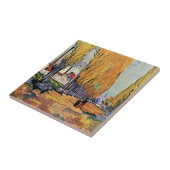 Les Alyscamps (begraafplaats) van Vincent van Gogh Tegeltje (Zijkant)