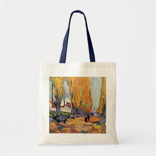 Les Alyscamps (begraafplaats) van Vincent van Gogh Tote Bag (Voorkant)