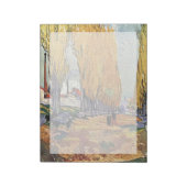 Les Alyscamps by Van Gogh. Autumn landscape Notitieblok (Linkerzijde)