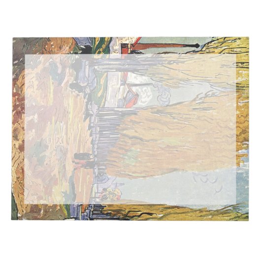 Les Alyscamps by Van Gogh. Autumn landscape Notitieblok (Voorkant)