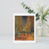 Les Alyscamps door Vincent van Gogh. Herfst, herfs Briefkaart (Staand voorkant)