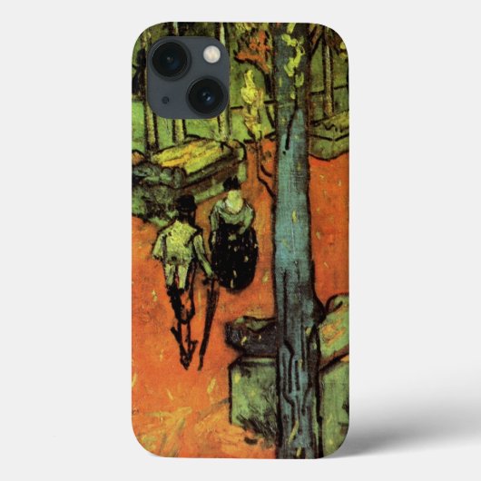 Les Alyscamps, Herfstbladeren door Vincent van Gog Case-Mate iPhone Case (Achterkant)