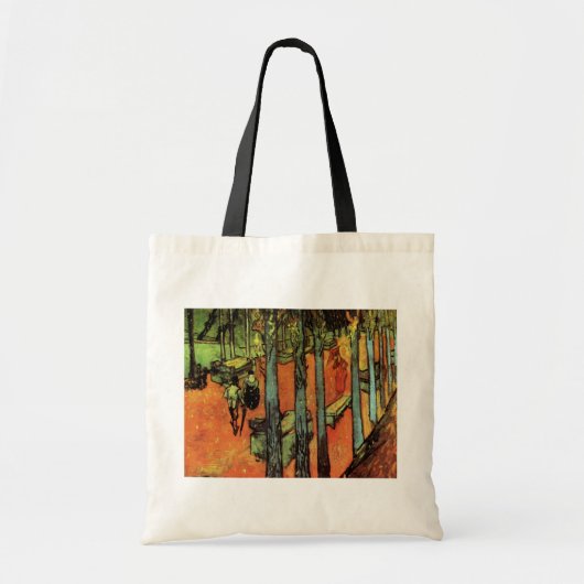 Les Alyscamps, Herfstbladeren door Vincent van Gog Tote Bag (Voorkant)