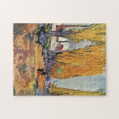 Les Alyscamps van Van Gogh. Autumn landschap Legpuzzel (Horizontaal)