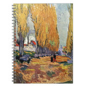 Les Alyscamps van Van Gogh. Autumn landschap Notitieboek (Voorkant)