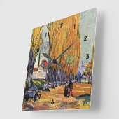 Les Alyscamps van Van Gogh. Autumn landschap Vierkante Klok (Hoek)