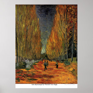 Les Alyscamps van Vincent van Gogh Poster
