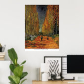 Les Alyscamps van Vincent van Gogh Poster (Thuiskantoor)