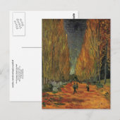 Les Alyscamps, Vincent Van Gogh Briefkaart (Voorkant / Achterkant)
