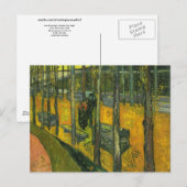 Les Alyscamps, Vincent Van Gogh Briefkaart (Voorkant / Achterkant)