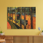 Les Alyscamps, Vincent van Gogh Canvas Afdruk (Insitu (Woonkamer))