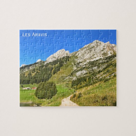 Les Aravis, Franse Alpen Legpuzzel (Horizontaal)