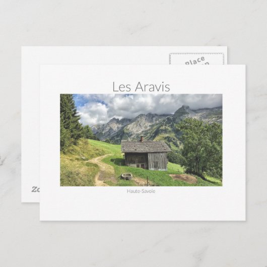 Les Aravis - Haute-Savoie Briefkaart (Voorkant / Achterkant)