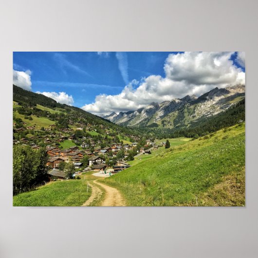 Les Aravis - Haute-Savoie, Poster van Alpen (Voorkant)