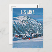Les Arcs Briefkaart (Voorkant / Achterkant)