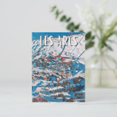 Les Arcs Briefkaart (Staand voorkant)