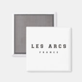 Les Arcs France Magneet (Voorkant / Achterkant)