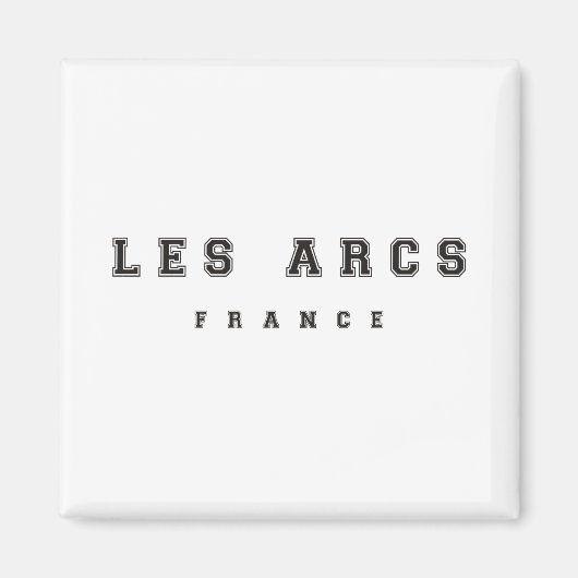 Les Arcs France Magneet (Voorkant)