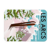 Les Arcs France reisski Magneet (Horizontaal)