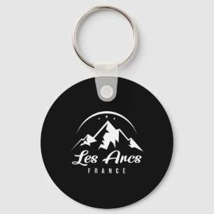 Les Arcs France Skigebied Snowboarding Sou Sleutelhanger