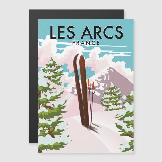 Les Arcs Frankrijk reizen ski (Voorkant / Achterkant)
