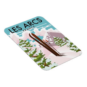 Les Arcs Frankrijk reizen ski Magneet