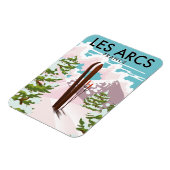 Les Arcs Frankrijk reizen ski Magneet (Linkerzijde)