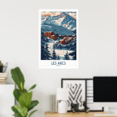 Les Arcs Poster Frankrijk 1 (Thuiskantoor)