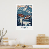 Les Arcs Poster Frankrijk 1 (Keuken)