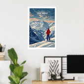 Les Arcs Reisposter - Frankrijk 1 Poster (Thuiskantoor)