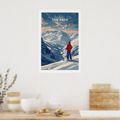 Les Arcs Reisposter - Frankrijk 1 Poster (Keuken)