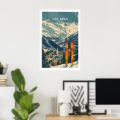 Les Arcs Ski-poster Frankrijk 1 Poster (Thuiskantoor)