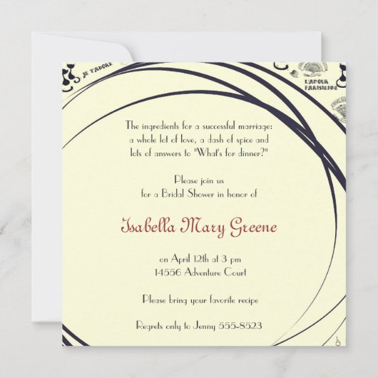 Les Aristochats Noirs - franse passie Kaart (Achterkant)