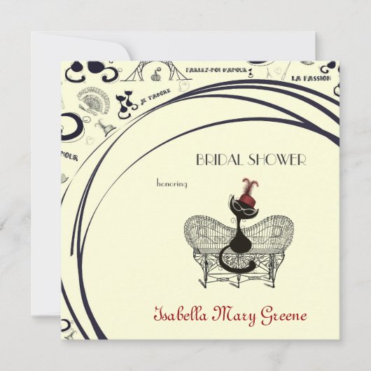 Les Aristochats Noirs - franse passie Kaart (Voorkant)