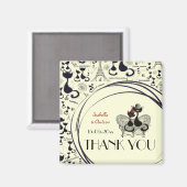 Les Aristochats Noirs - Franse passie Magneet (Voorkant / Achterkant)