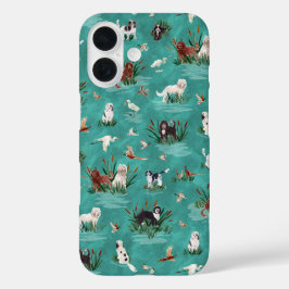 LES BARBETS Aqua iPhone 16 Hoesje
