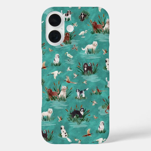 LES BARBETS Aqua Case-Mate iPhone Case (Achterkant)