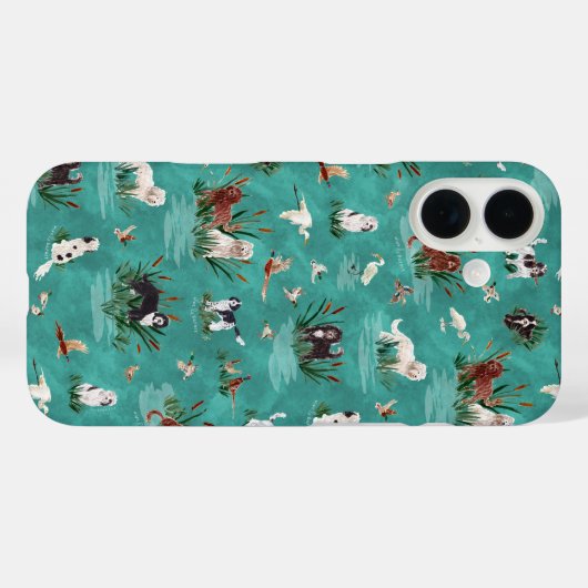 LES BARBETS Aqua Case-Mate iPhone Case (Achterkant (horizontaal))