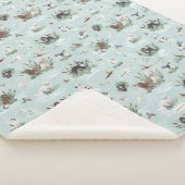 LES BARBETS DANS LE MARAIS Pet Dog Sherpa Deken (3/4)